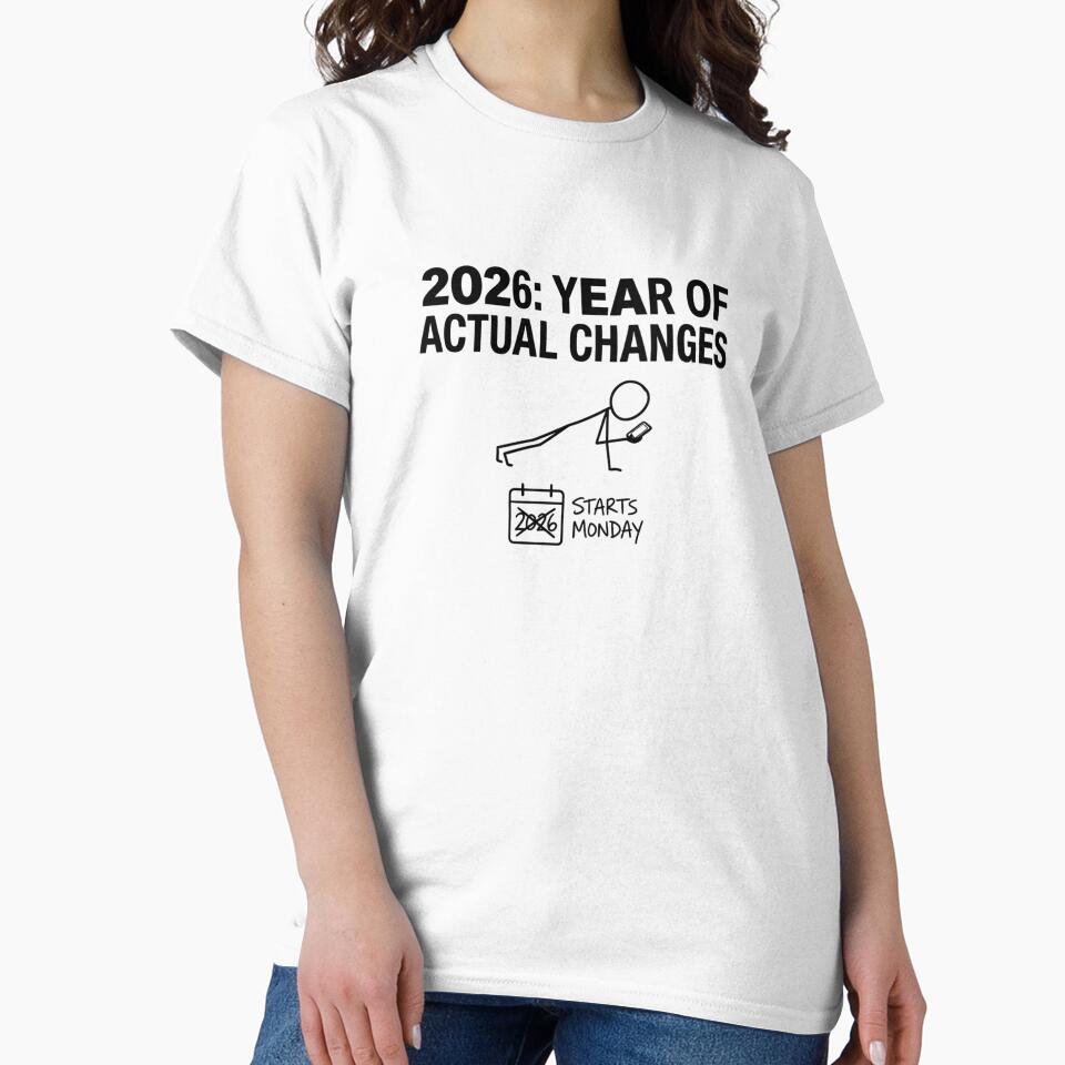 2026 New Year Resolution Meme - Year of Actual Changes - Funny Resolution Gift by BeastArc