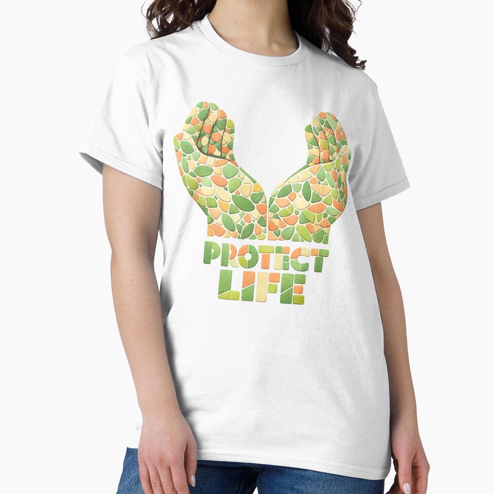 Protect Life – Mosaic Fair Trade Message by LuveraxArt