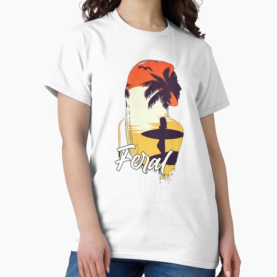Feral Girl Summer beach by T-landa
