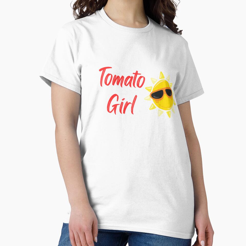 Tomato Girl Summer by PixelPrintsCo