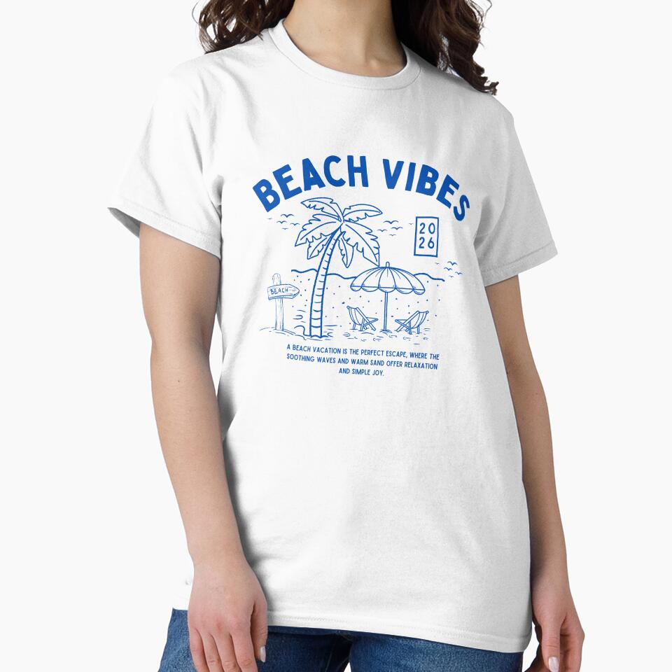 Beach Vibes 2026 Funny Summer Trip by thebest-2studio