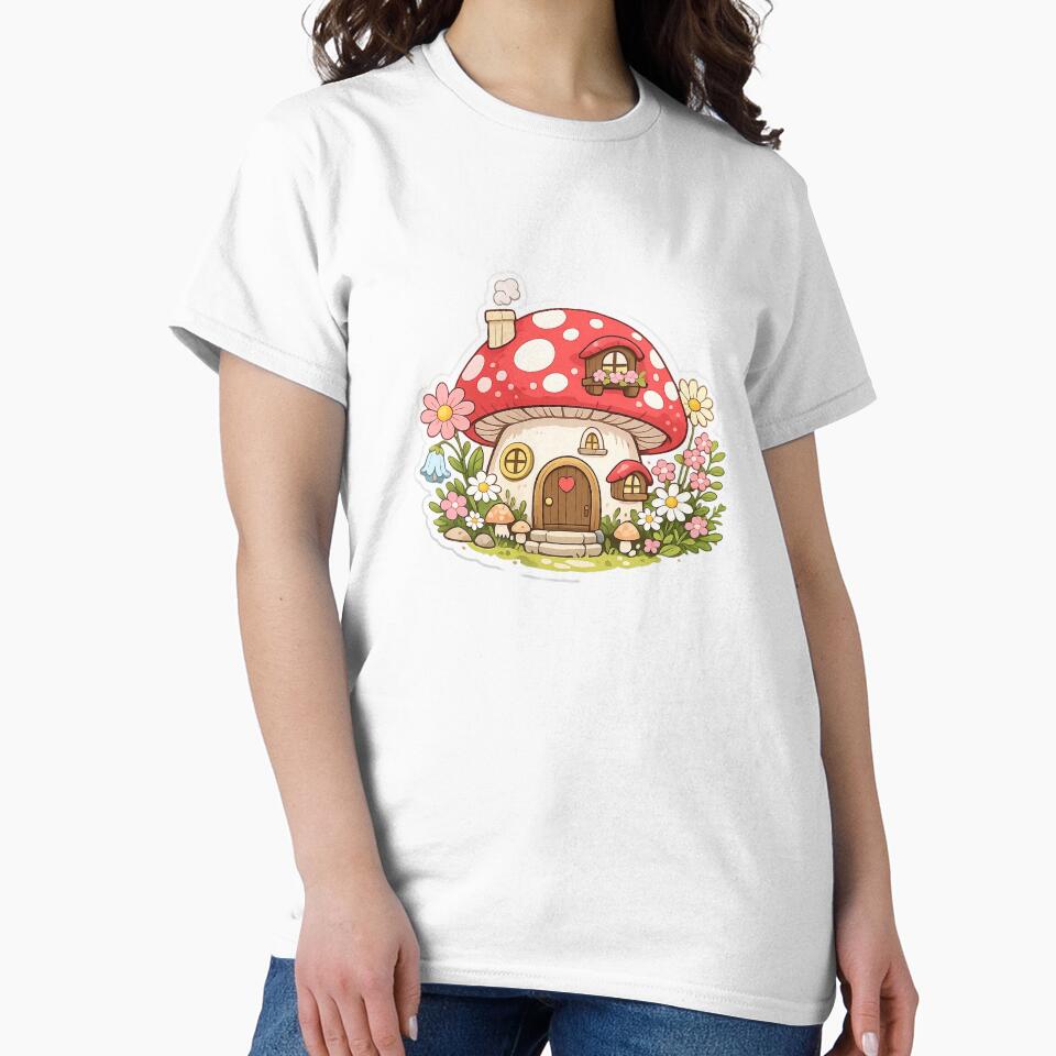 Cute Mushroom Cottagecore Sticker by Barkybond