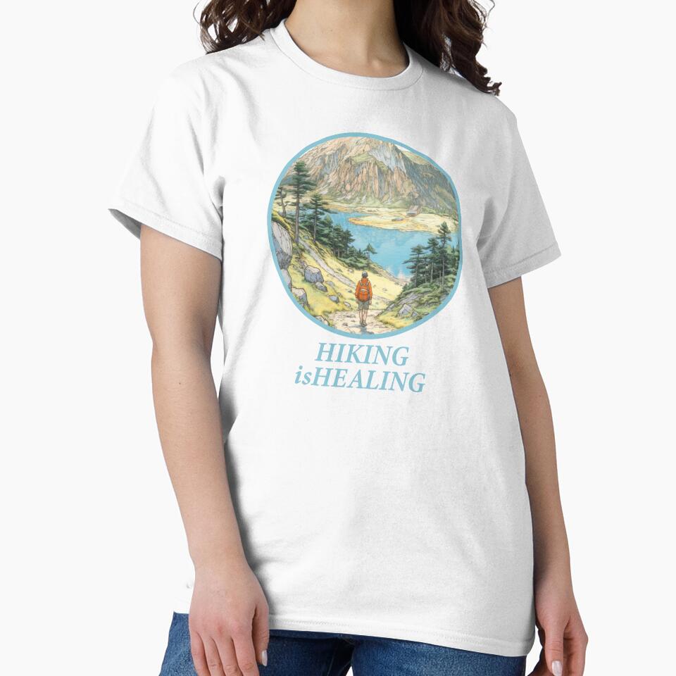 Hiking | Outdoors - Hiking is Healing | Manga Anime Comics Style by Gorma Kuma