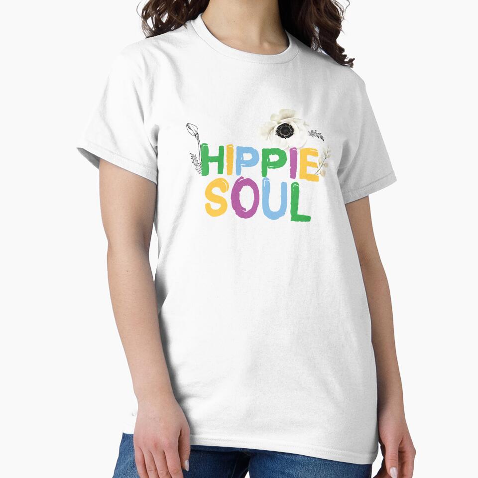 Hippie Soul  Men & Women T-Shirt by patroart