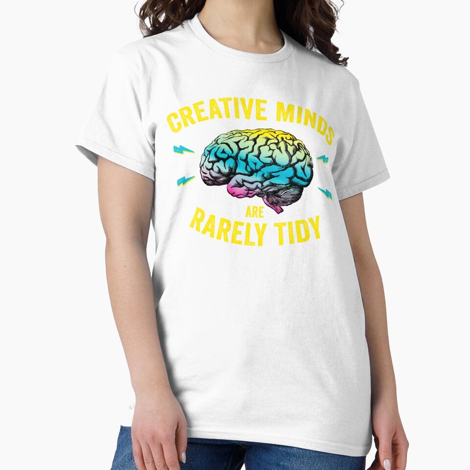 Funny Creative Minds Are Rarely Tidy Saying by wingstar