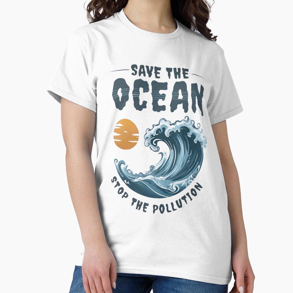 Activism-Inspired Ocean Conservation Illustration – Protect Marine Life & Save Our Seas by Colorful-Garden