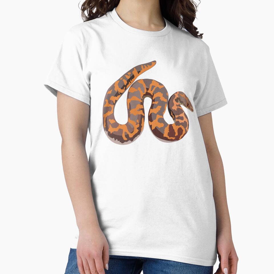 S is for Sand Boa,Sand Boa – Burrowing Desert Snake Wildlife Illustration by PrettylittlepastelUk