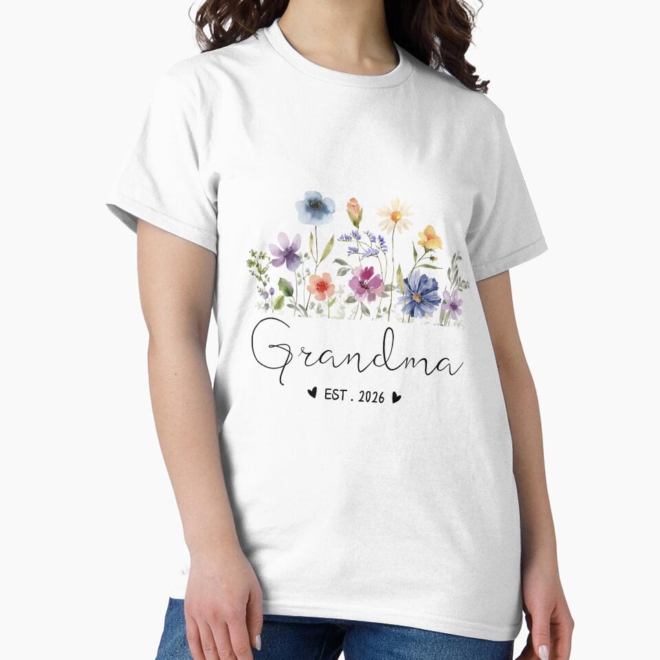 Promoted To Grandma 2026, Baby Announcement Gifts For Grandma by FamilyGlowStore