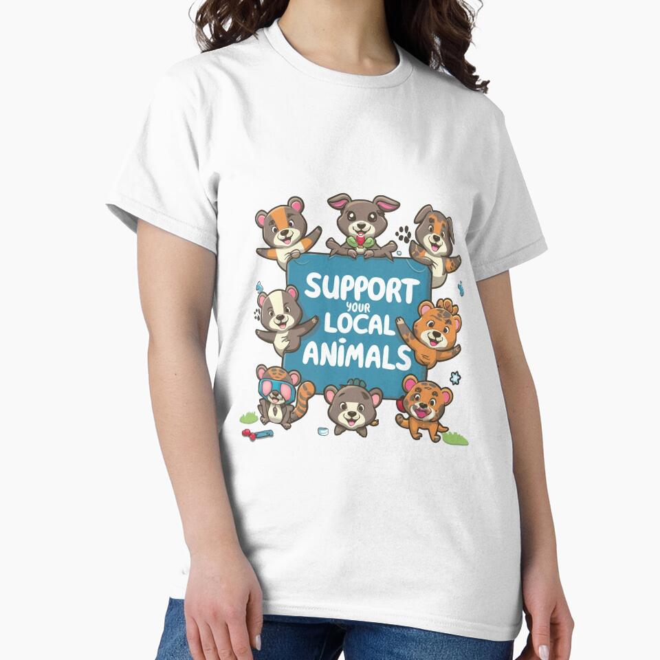 Support Your Local Wildlife - Unique Animal-Themed Artwork by itsbyshawn