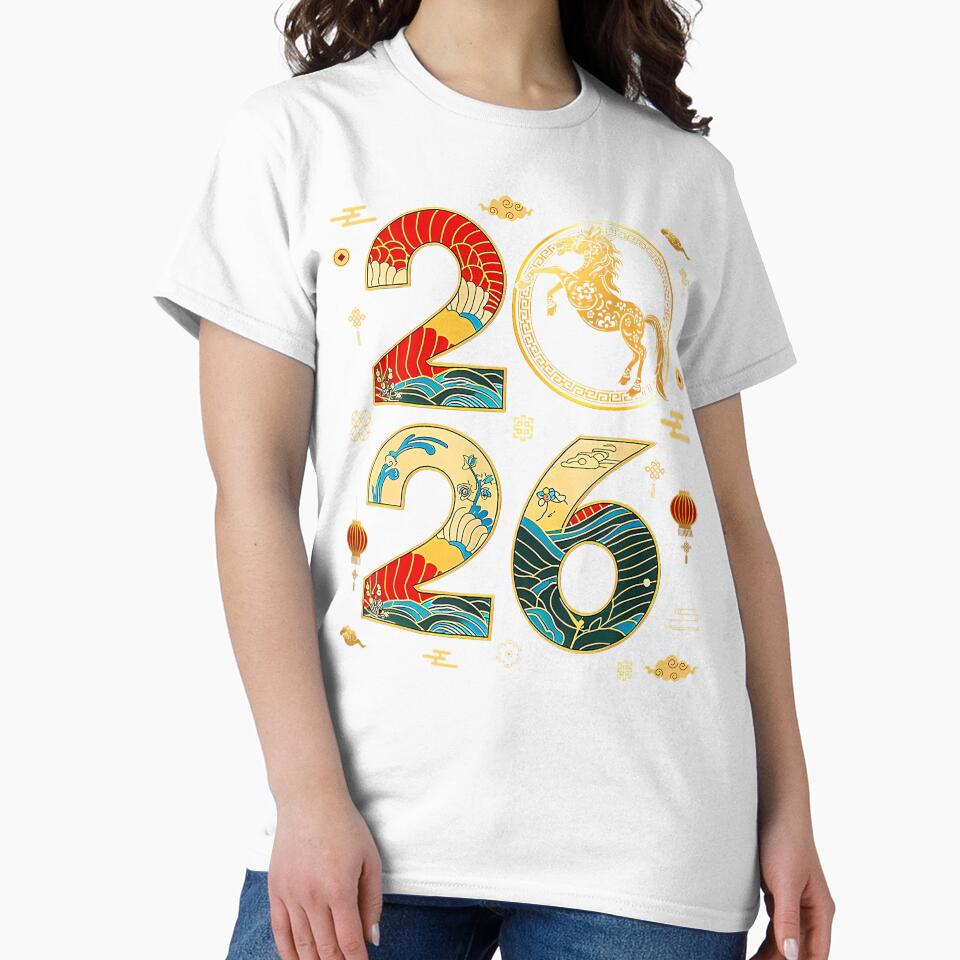 Year Of The Horse 2026 Lunar New Year Chinese Zodiac Horse M by DoraBlanche