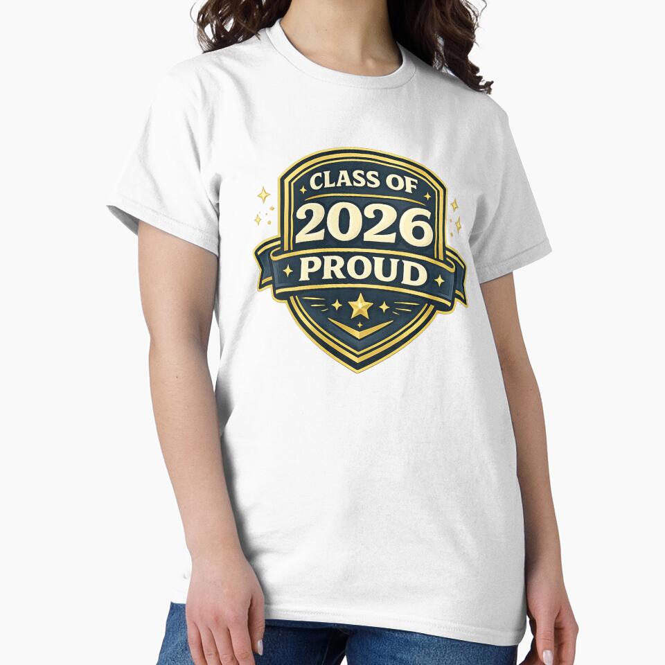Class of 2026 Proud Graduation Badge by PunchDrop