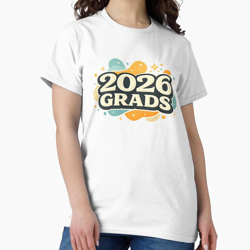 2026 Grads Fun Color Splash Badge by PunchDrop