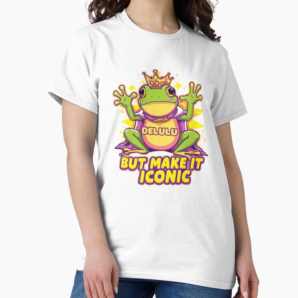 Delulu  meme stickers| Delulu Is The Solulu Sticker | Funny Meme Aesthetic | In My Delulu Era 2026 | Kpop Delusiona Frog Vibes v2 by CosmicNook1