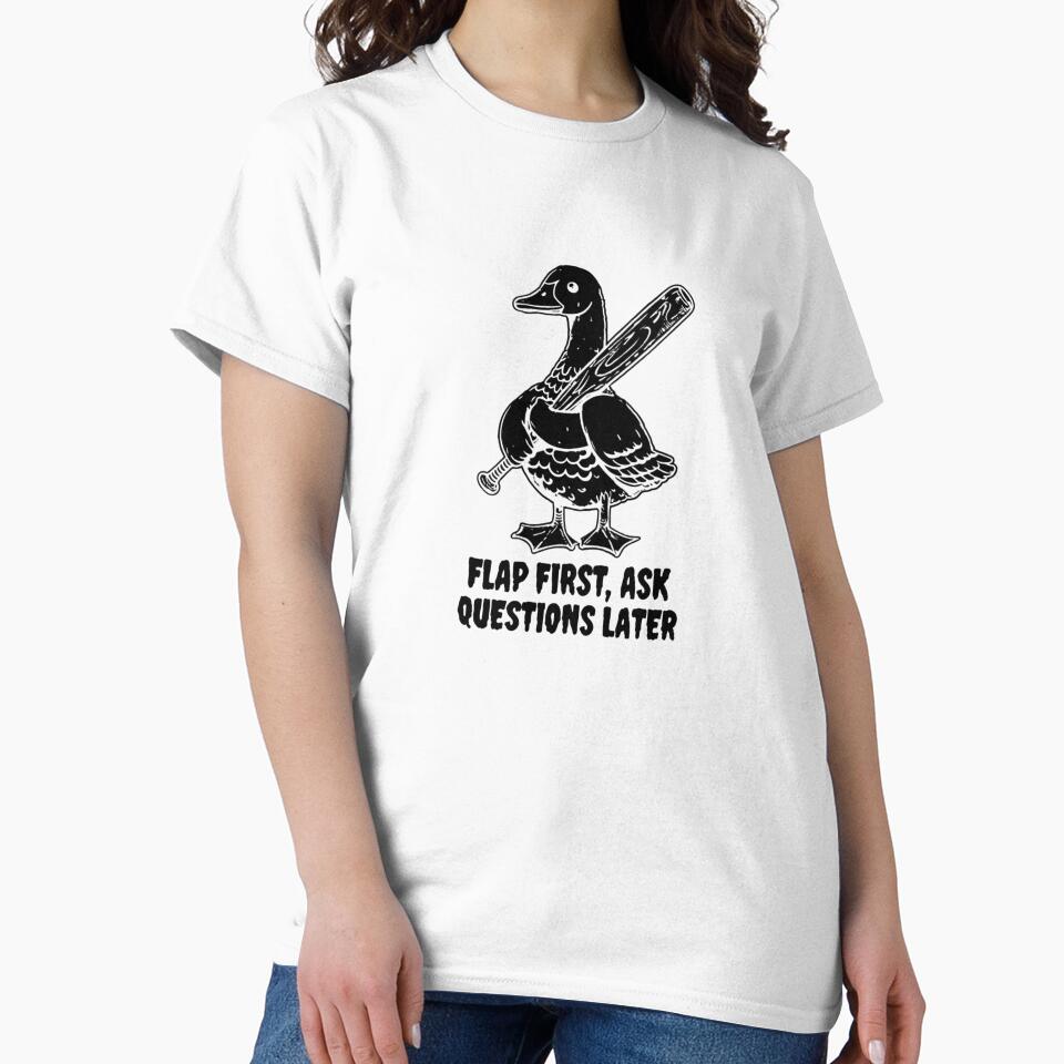 Funny goose quote by InkGlow