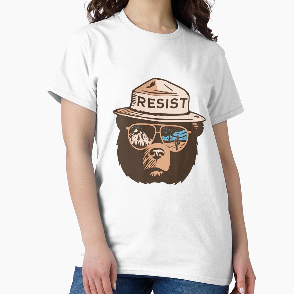 Bear Resist Protect Our National Parks - Save the environment public lands wild spirit by HumansStuck12