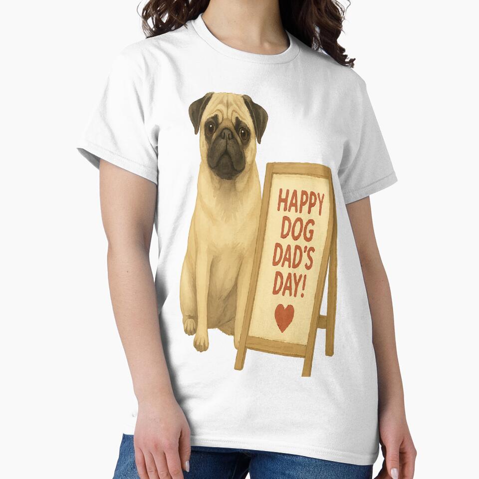 Proud Pug Wishes You a Happy Dog Dad’s Day! by AbstractAnom