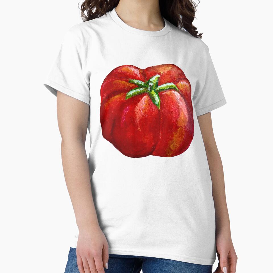 Acrylic heirloom tomato by Notveryclassy