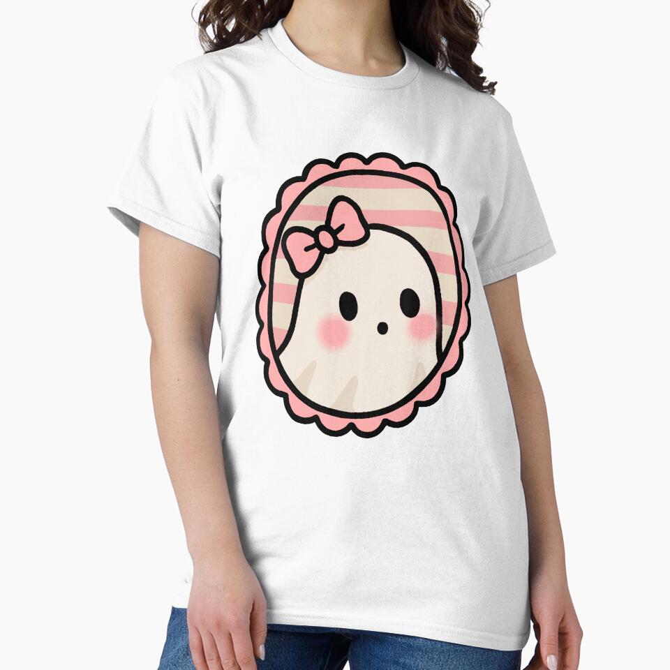 Pink Coquette Ghost by FarieArt