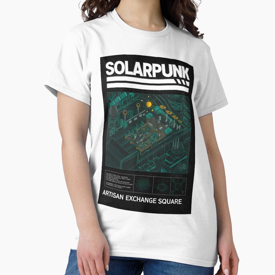 Solarpunk: Artisan Exchange Square by Raw-Ink