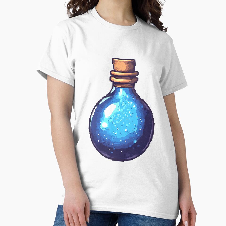 Pixel Art: Pixelated Mana Potion by bapupa
