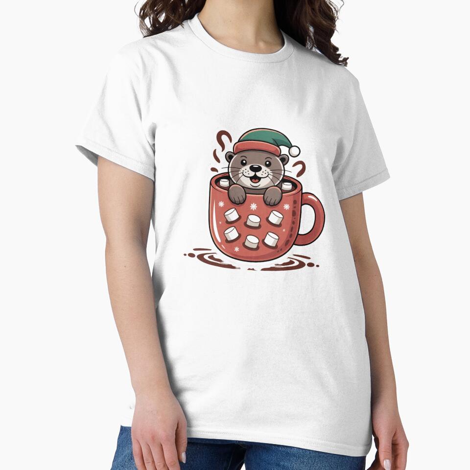 Otter  in Hot Chocolate by NicolasGlowArt
