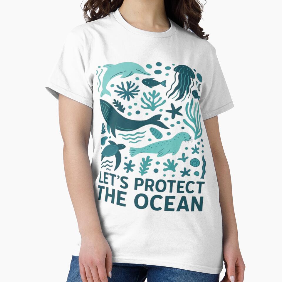 Protect Our Ocean – Eco Awareness Design by Stickerlion
