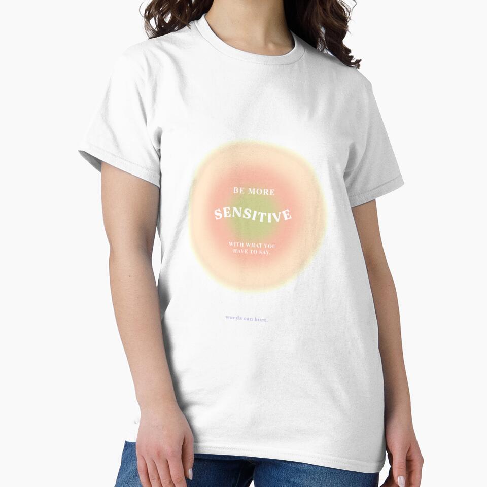 Aesthetic Aura Quote - Be More Sensitive With What You Have to Say by 4seasondesign