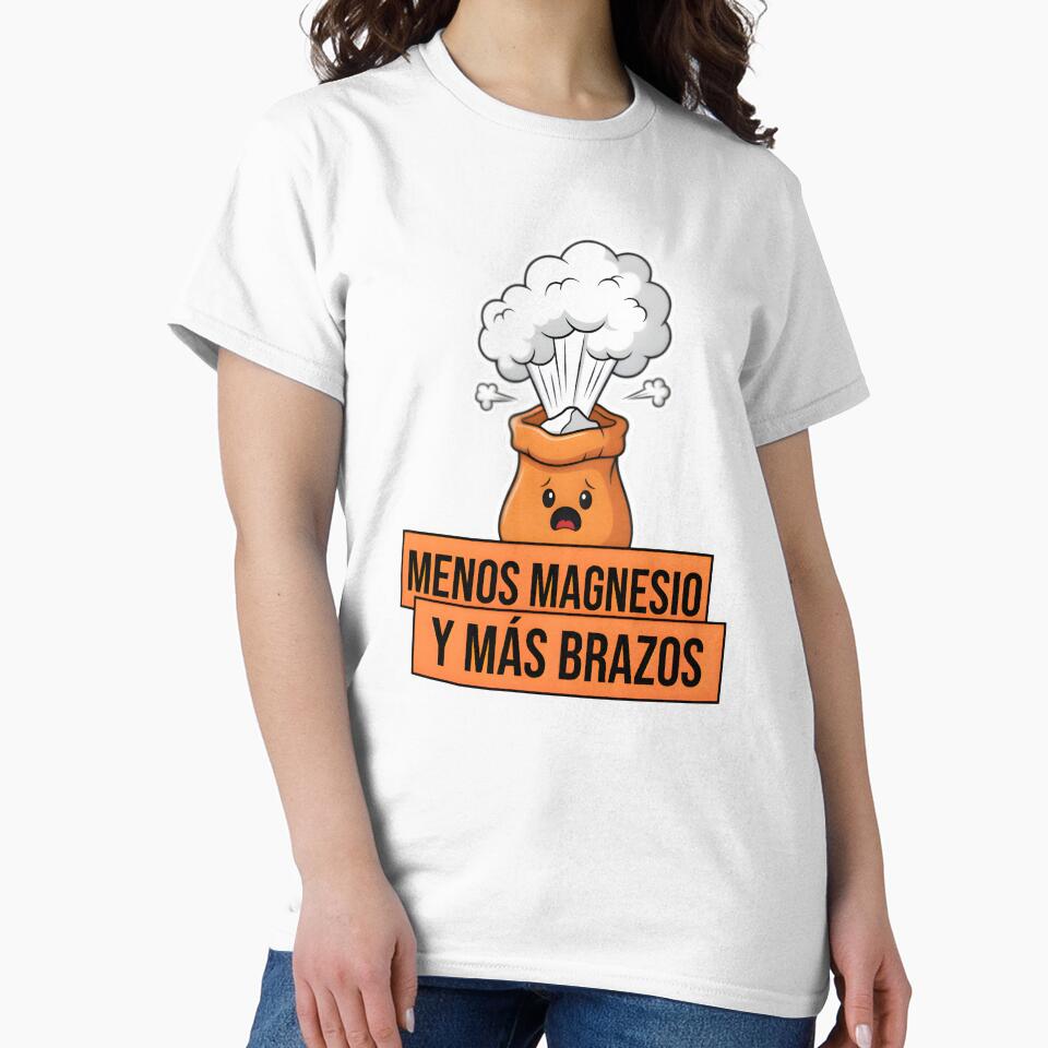 Less Chalk More Arms - Funny Spanish Climbing Mascot by LoopassVD