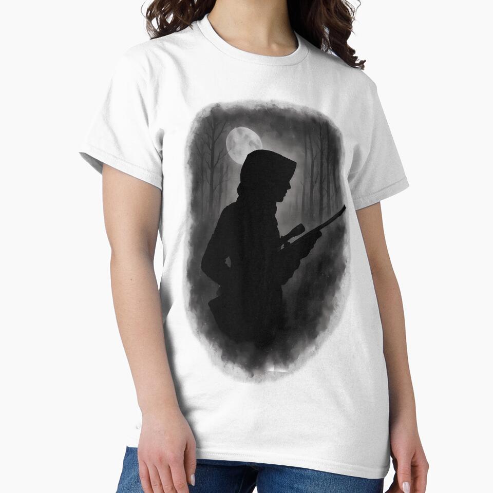Silhouette Sniper Woman in Moonlit Forest by Tactical Override