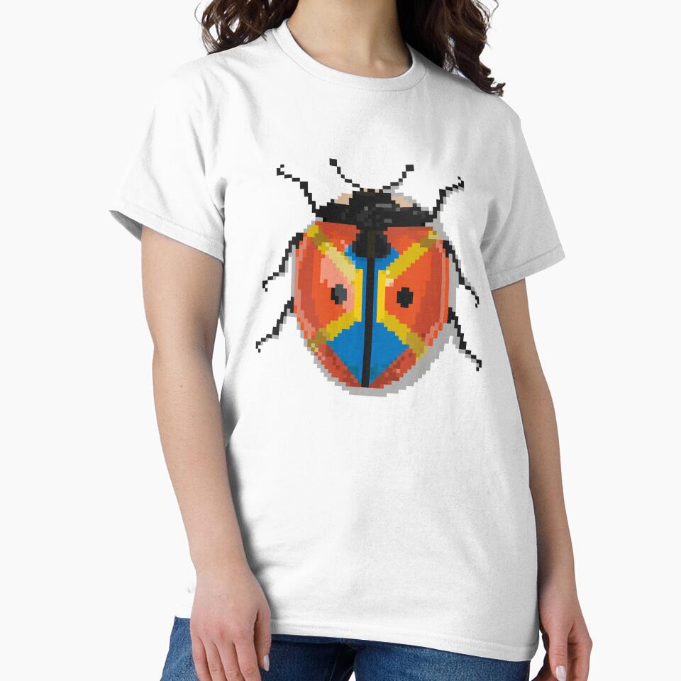 Pixel art beetle nº 039 by Kanistamps