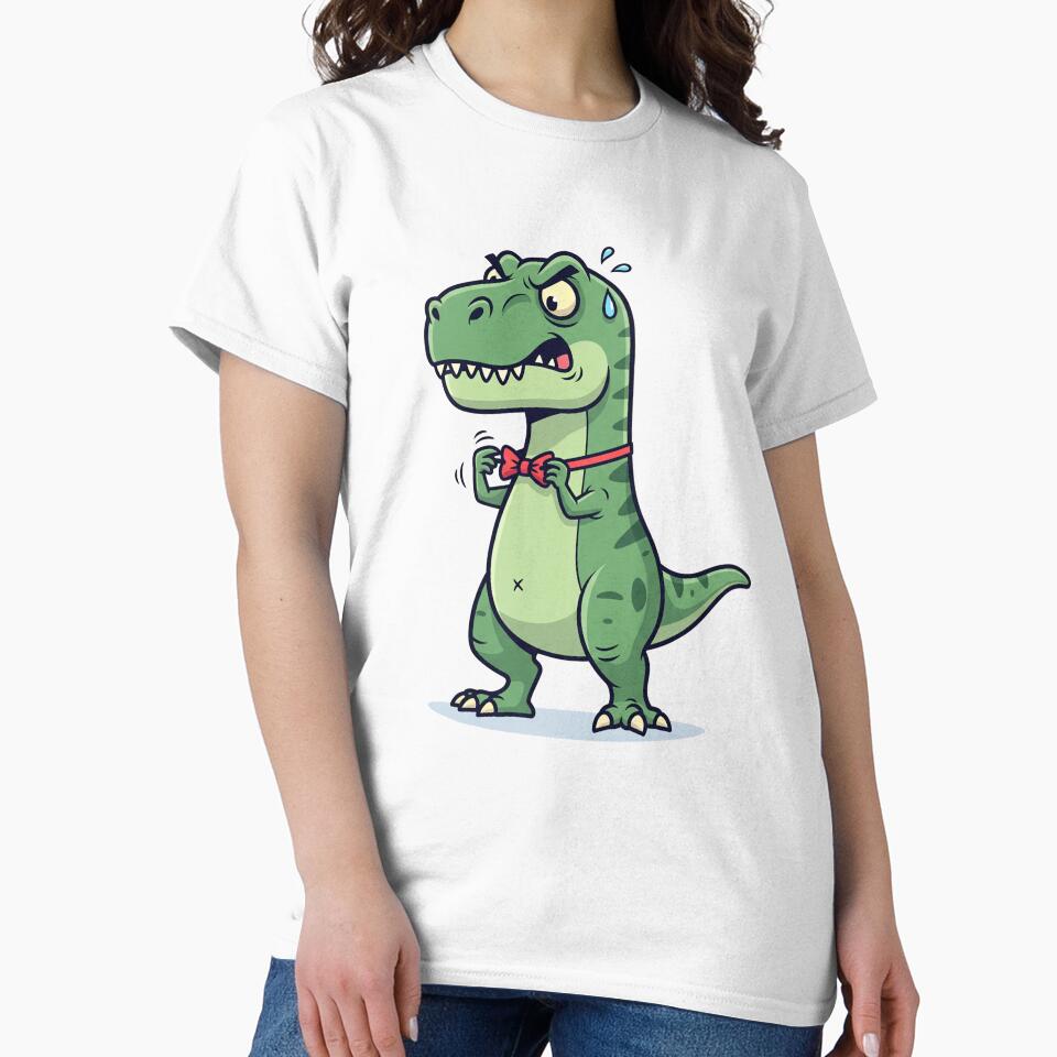 Funny Dinosaur T Rex Stickers Prehistoric Humor by Alchemy Apparel