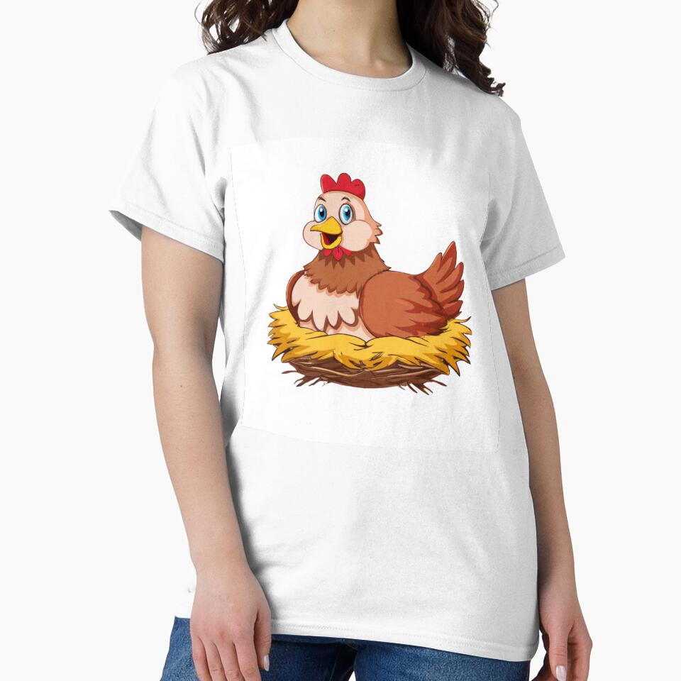 Cute Cartoon Chicken by PaintedbyCarol