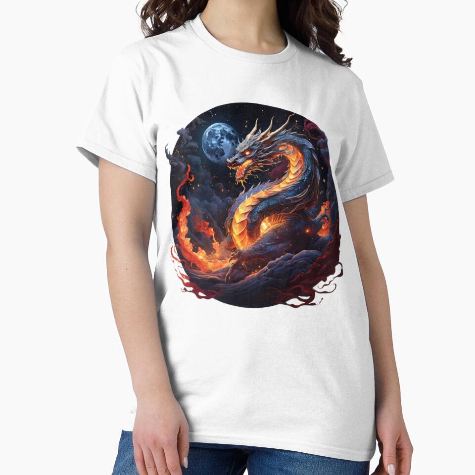 vintage Dragon Rabid dragon breathing fire by Expressions-Sel