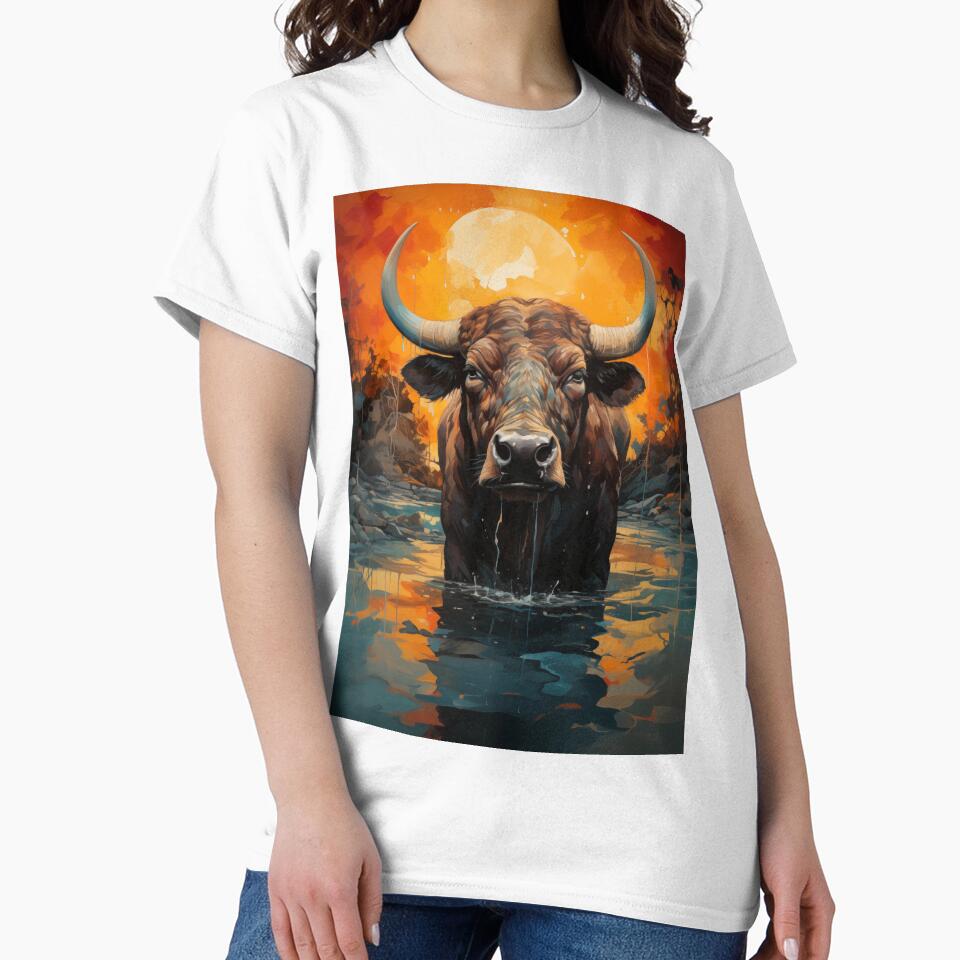 African buffalo Art by Rockwpapart