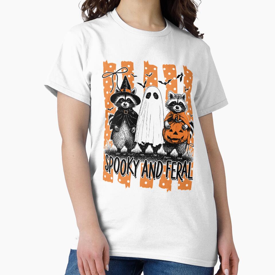 Stripes Spooky And Feral Raccoon by Cravens-Museum