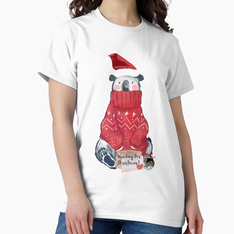 Cute polar bear waiting for Christmas by Ybeth234