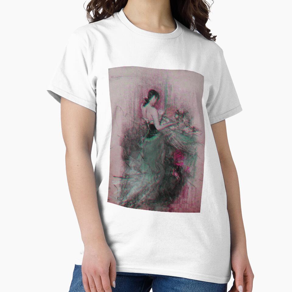 Glitchy Abstract Ethereal Girl by BioDigital-Jazz