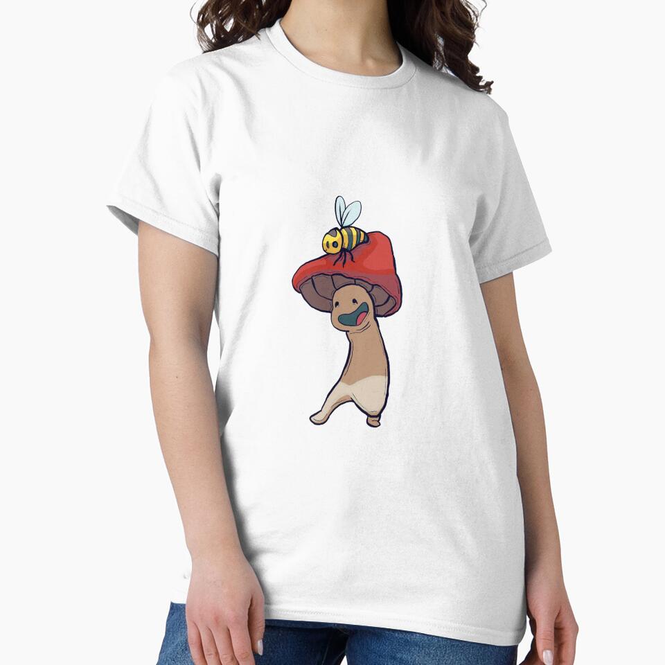 Mushroom Boy and Bee by TimSmithBuisset