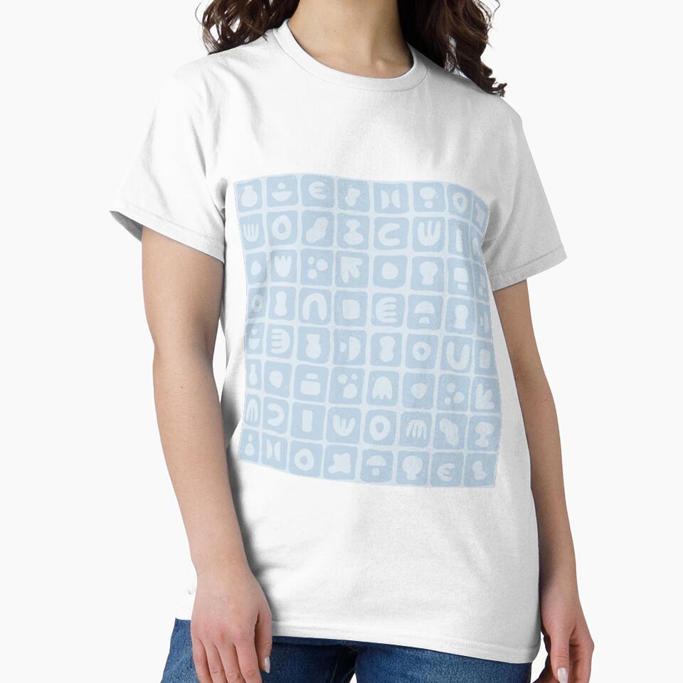 Y2K Danish Pastel Abstract Shape Checkerboard Pattern by Sarah Eichert