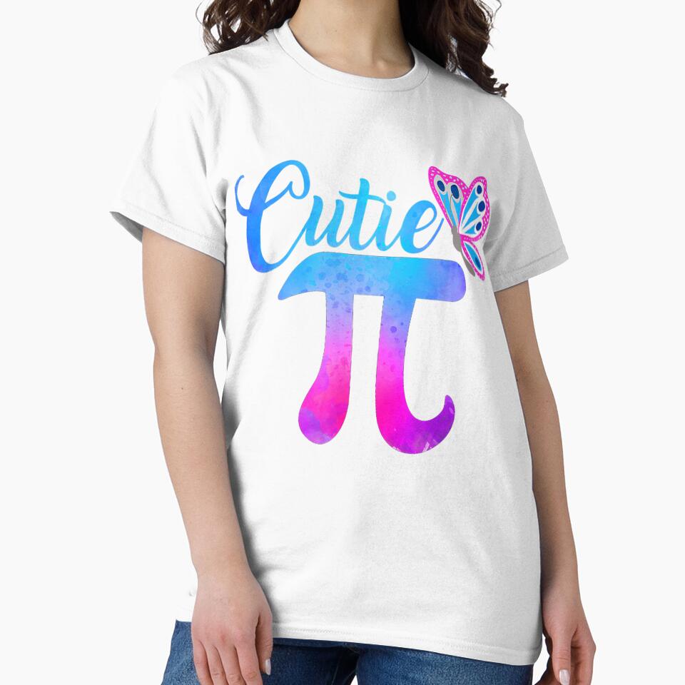 Cute & Funny Cutie Pi Math Pie Butterfly by chucongminh01
