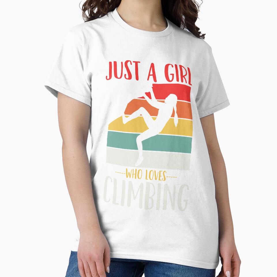 Rock Climbing Climber Vintage by CreativeGiftShp