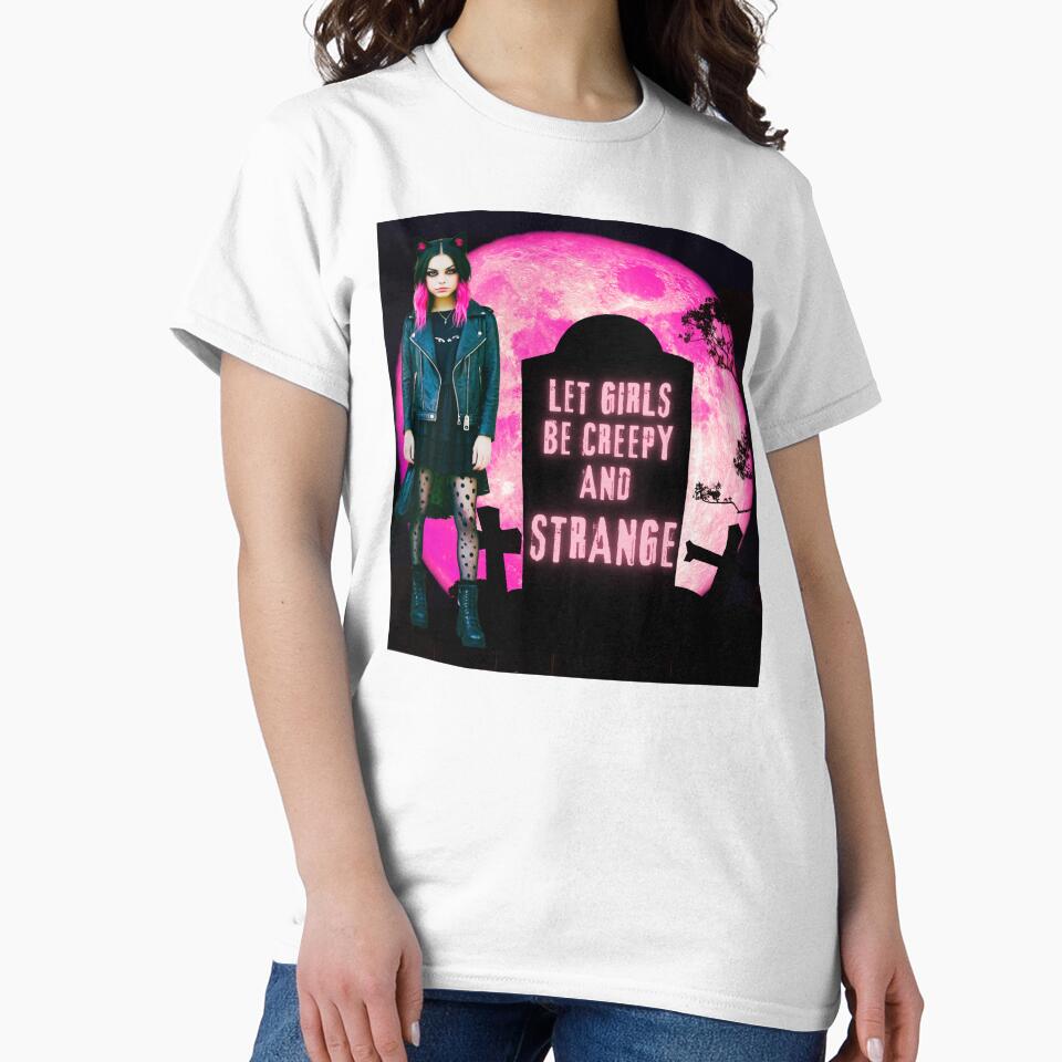 Let Girls be Creepy and Strange "Creepy and Strange Feminine Energy - Pastel Goth Aesthetic" by ruthoarabia