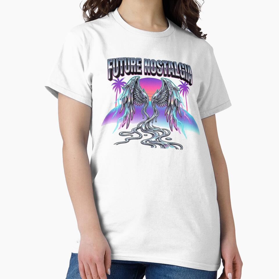 Cyber Angel Wings Streetwear Graphic – "FUTURE NOSTALGIA" by YourWearPulse