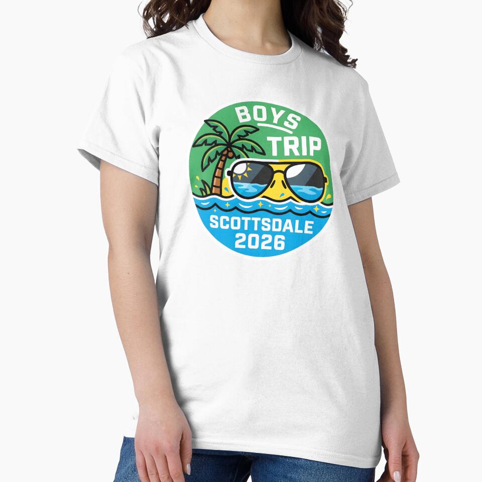 Boys Trip Scottsdale Pool Party 2026 Custom Graphic by SplashTastic