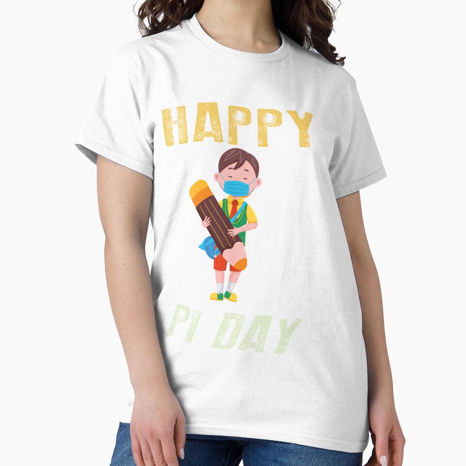 Retro Vintage Happy Pi Day 3.14 Funny Math Nerd 14th March girls boys Kids Gift by YourgiftShop