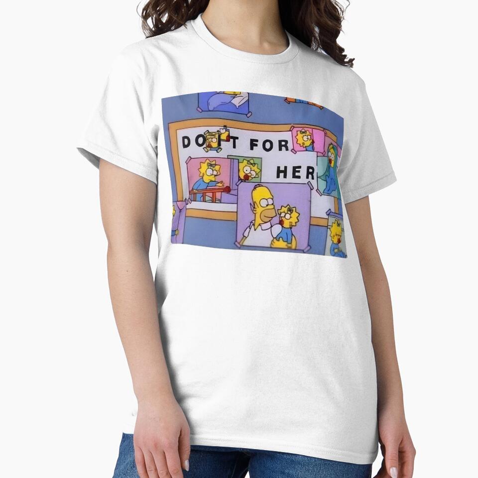 Homer "Do It For Her" Cartoon Collage Of Maggie by DohLab
