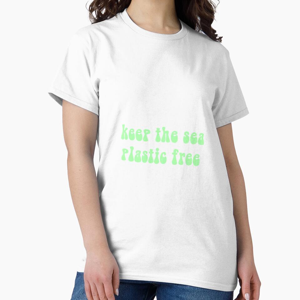 Keep the sea plastic free - Green by Rae P
