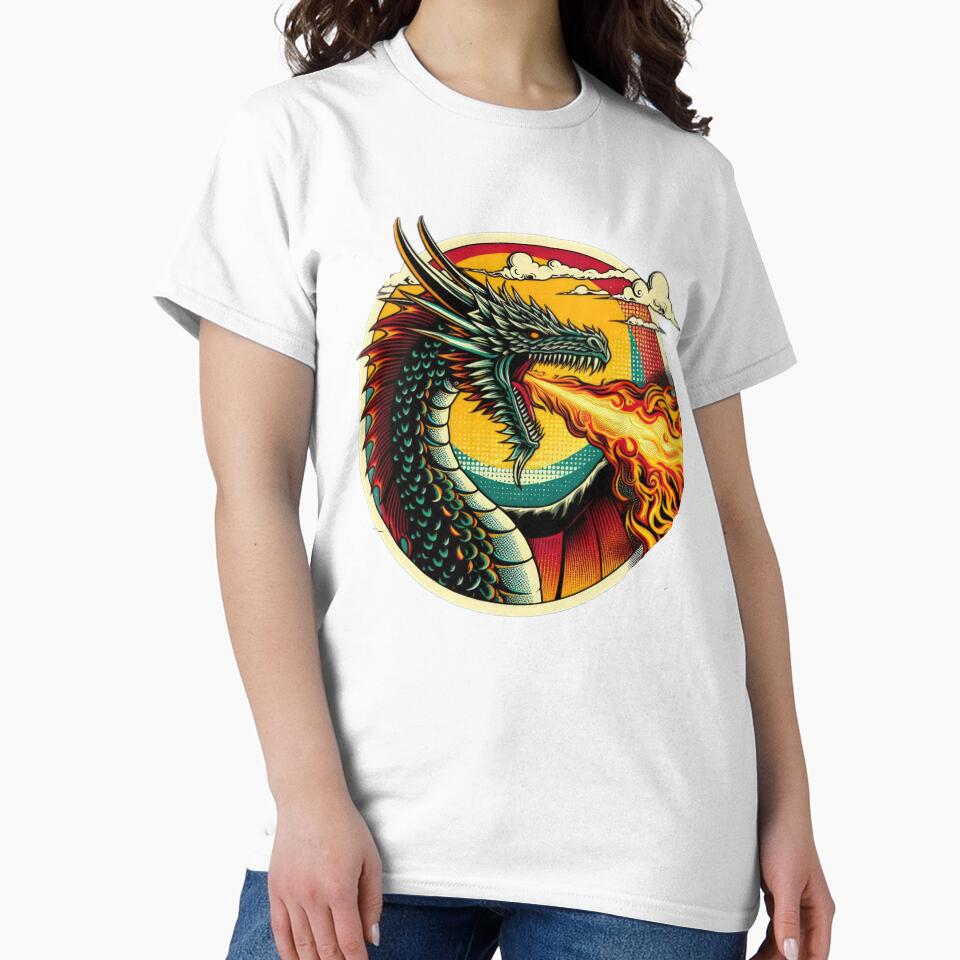 vintage Fire Breath dragons breathing fire by Expressions-Sel