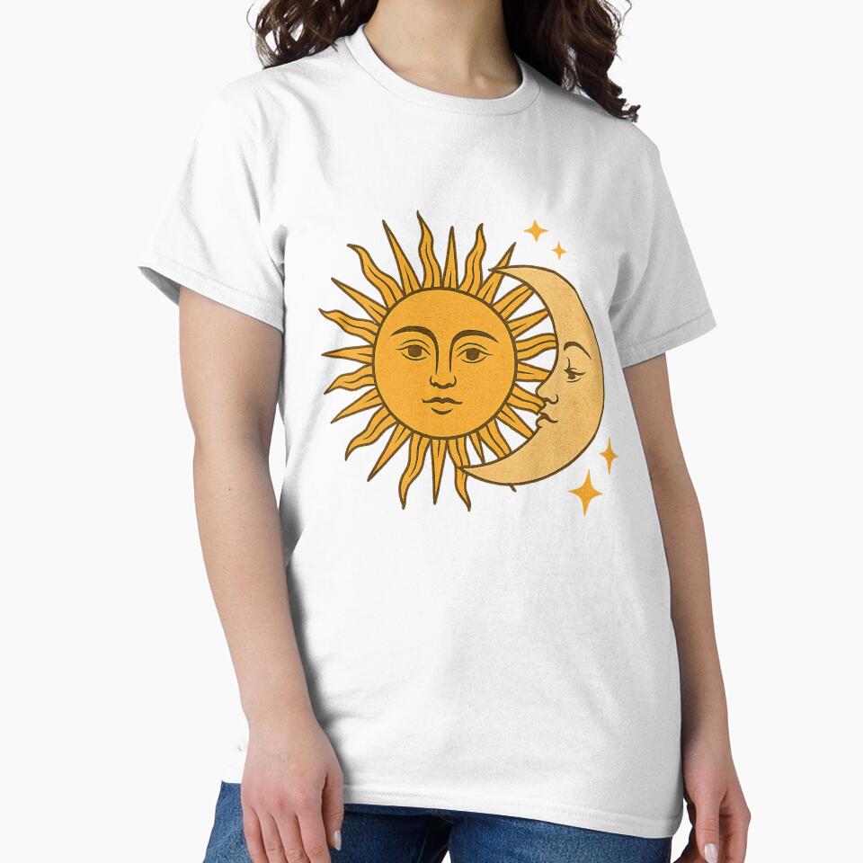 “Celestial Harmony – Sun & Moon Duo” by DailyVibesCo