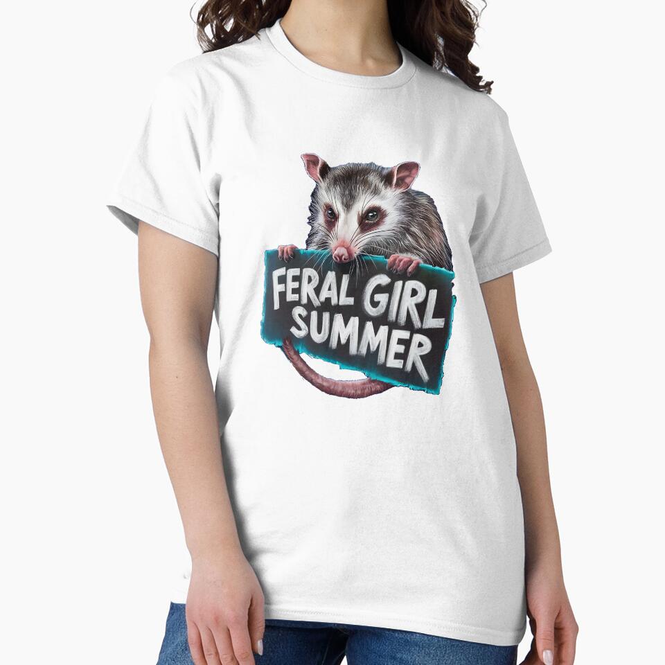 Feral Girl Summer Possum Meme by box-artshop